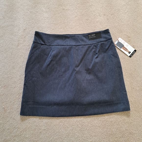 ❤️ S.C.& Co. Pull On Skort Grey Stretch Skirt Women's Various Sizes New - Picture 9 of 9